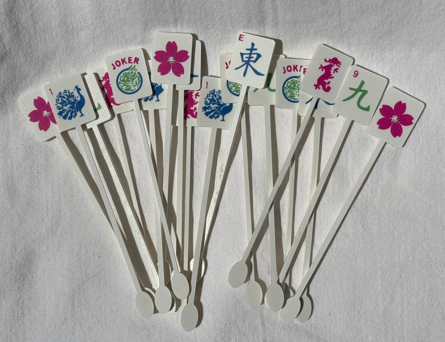 Mahjong Swizzle Sticks