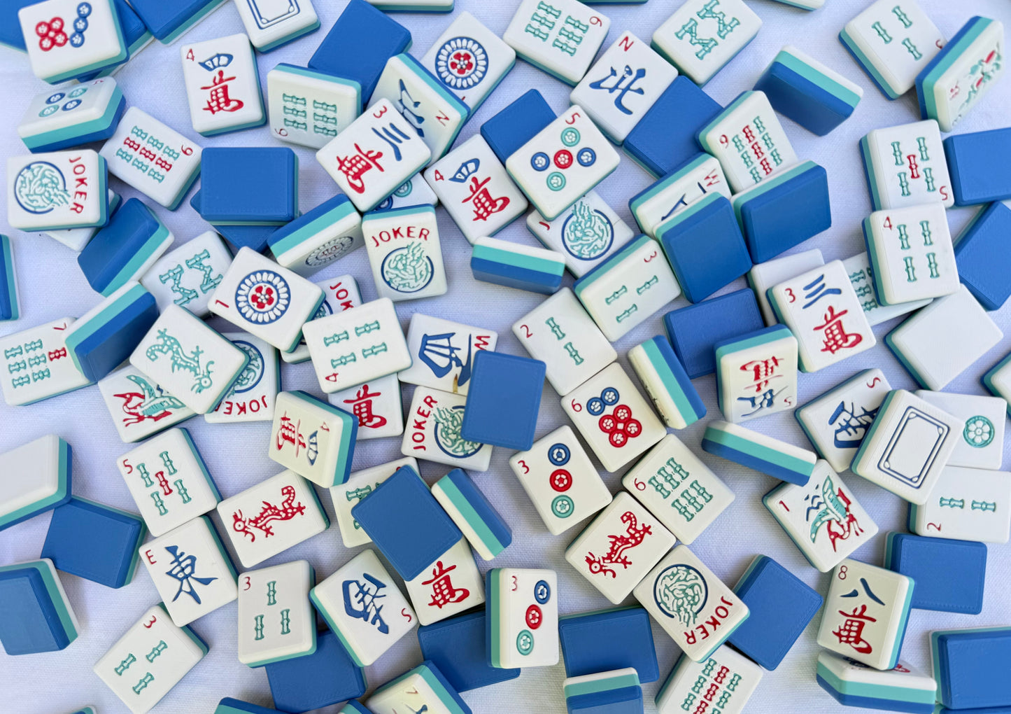 Three Tone Waterproof American Mahjong Set - “The Boom”