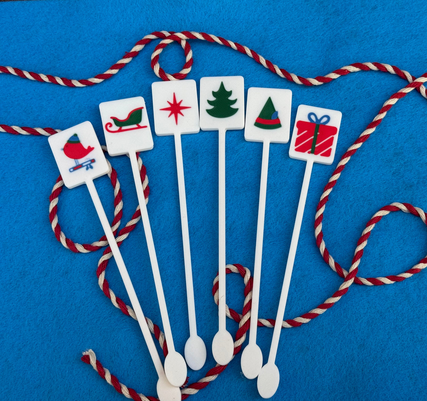 Christmas Swizzle Sticks