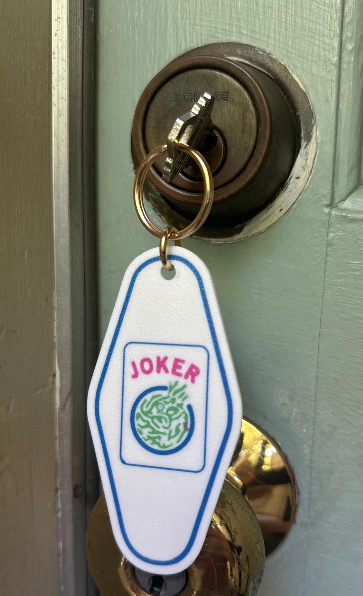 Mahjong Motel Keychain
