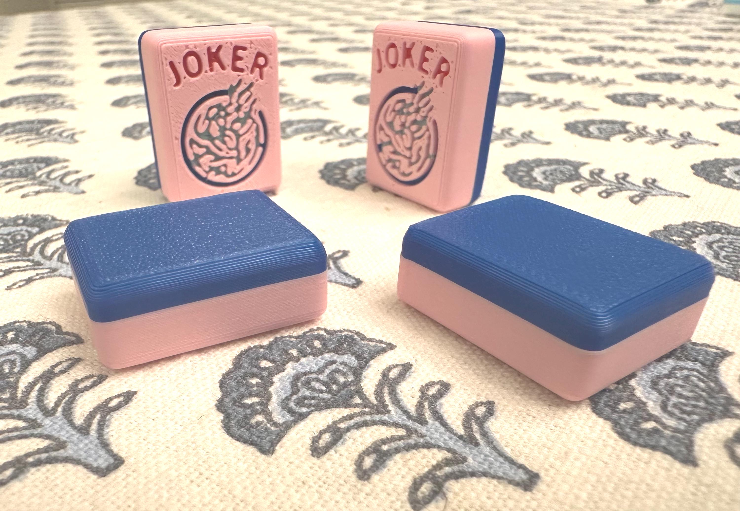 Two Tone Waterproof American Mahjong Set - Pink – Skidmark Novelties