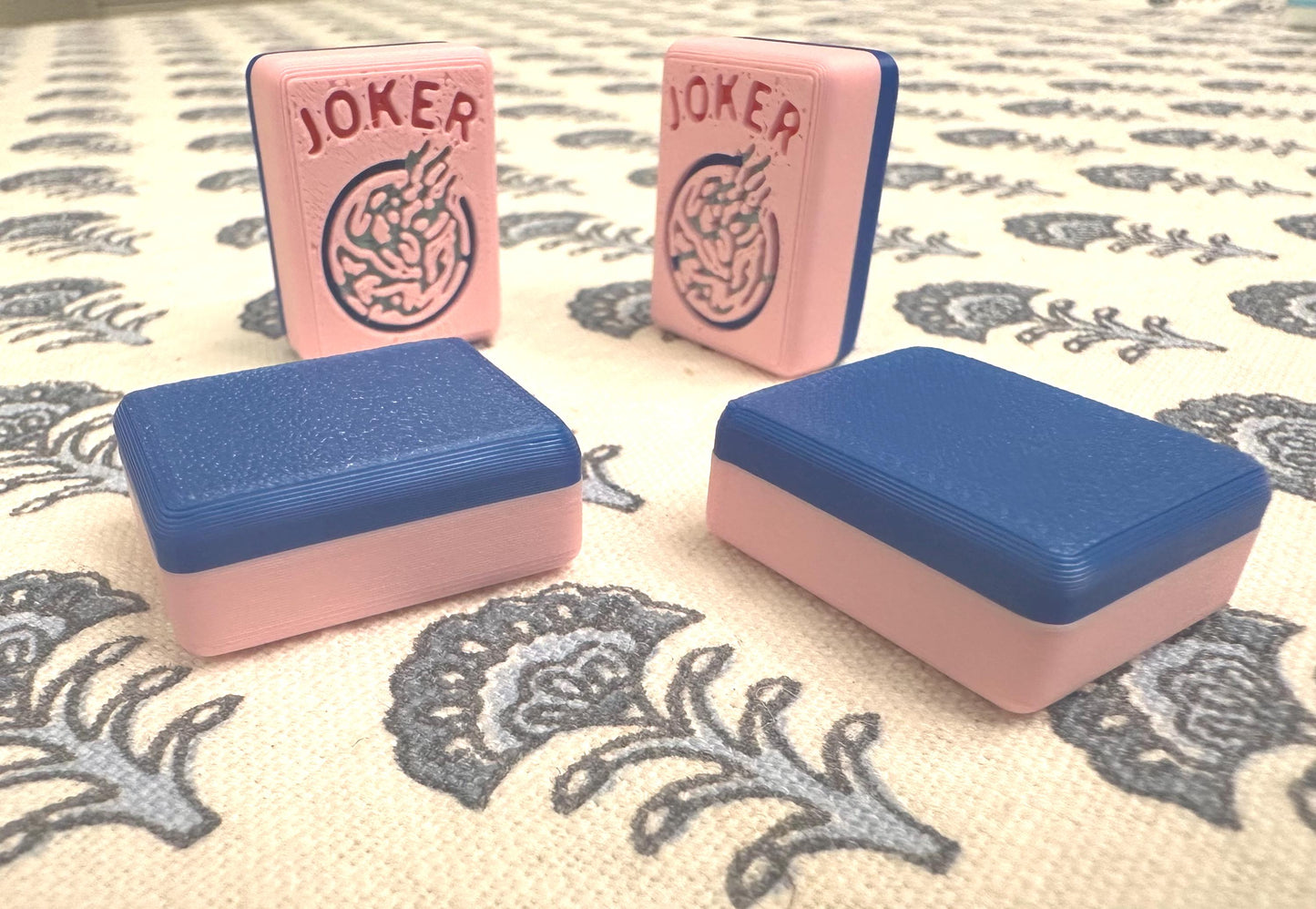 Two Tone Waterproof American Mahjong Set - Pink