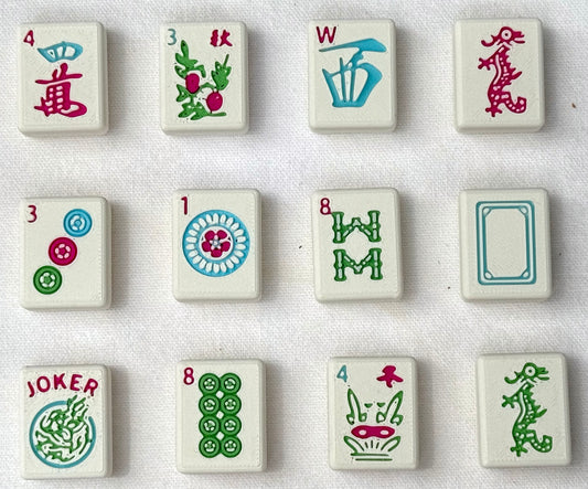Waterproof American Mahjong Set - Spring Colors