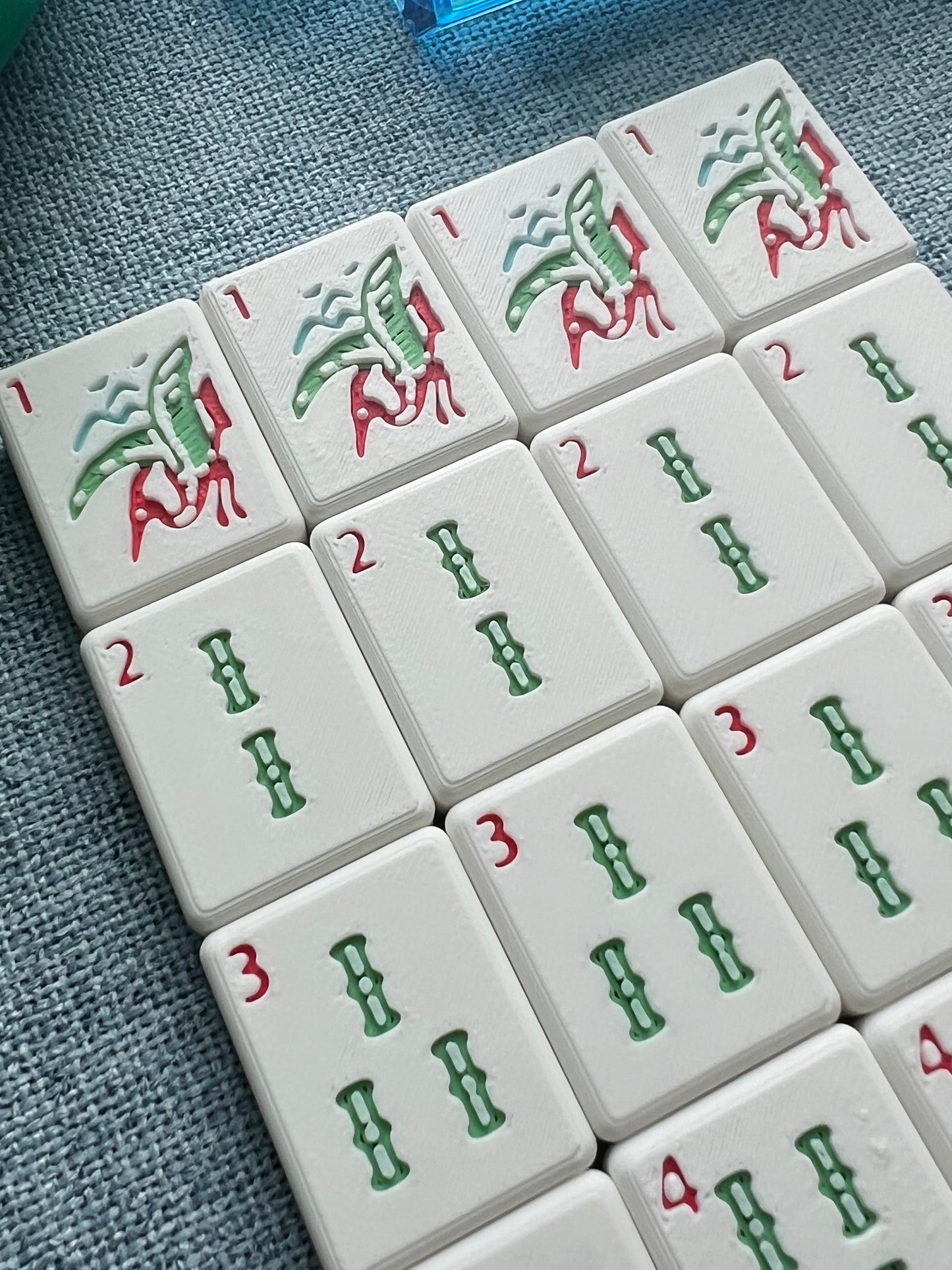 Waterproof American Mahjong Set - Spring Colors