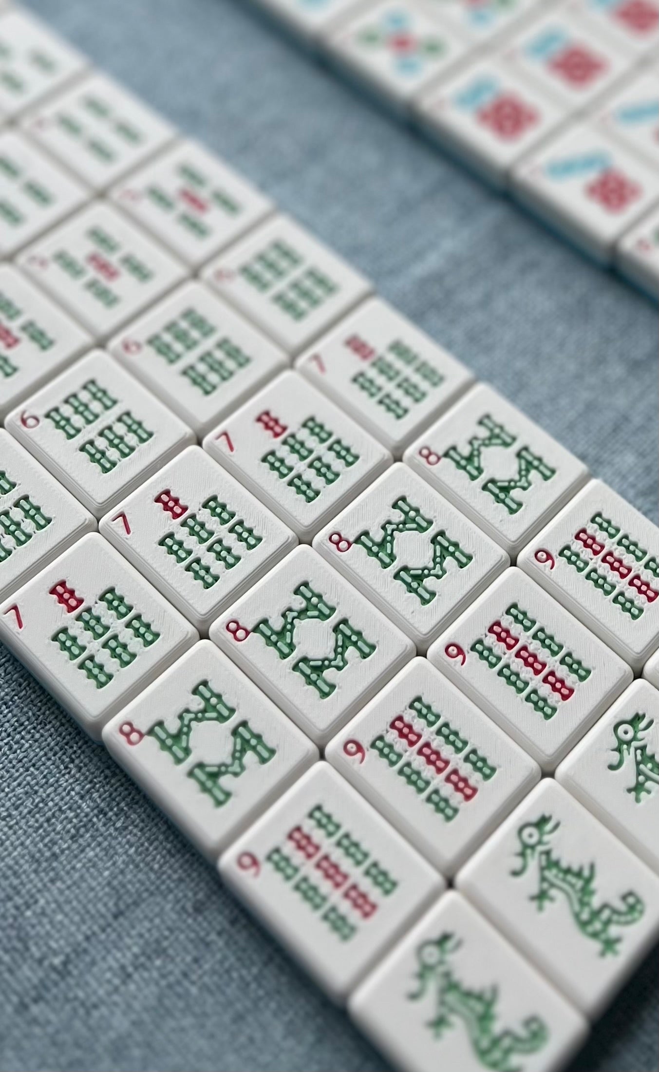 Waterproof American Mahjong Set - Spring Colors