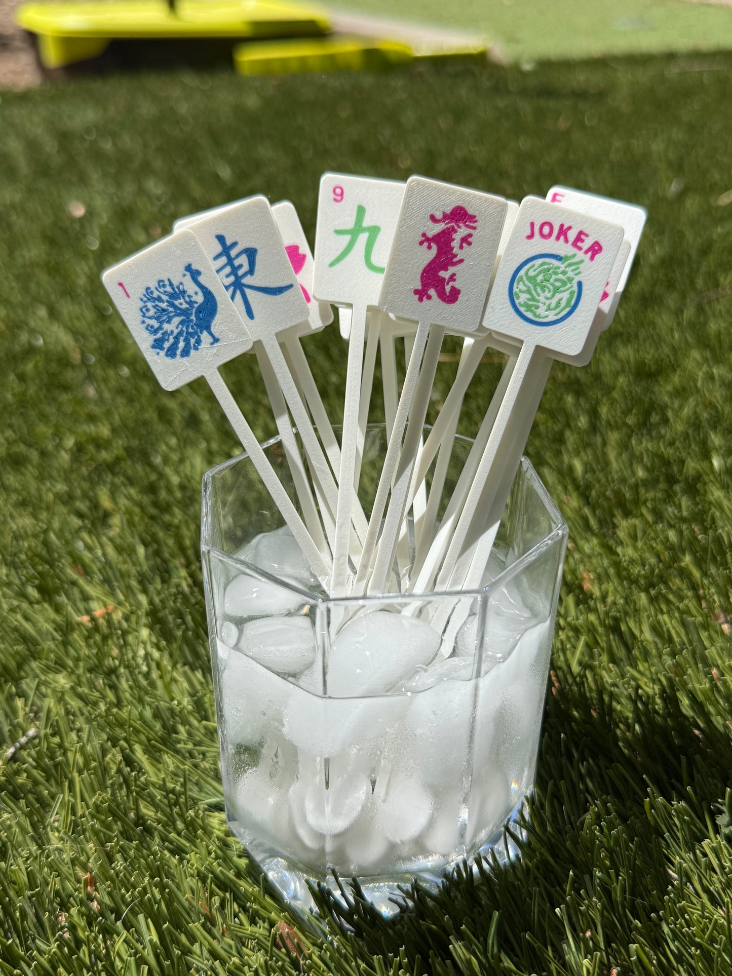 Mahjong Swizzle Sticks