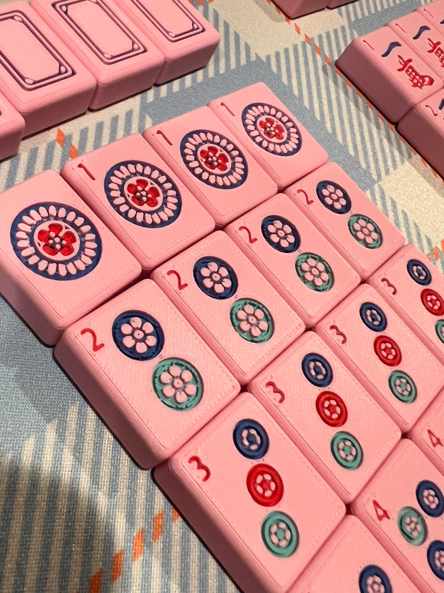 Waterproof American Mahjong Set - Pink