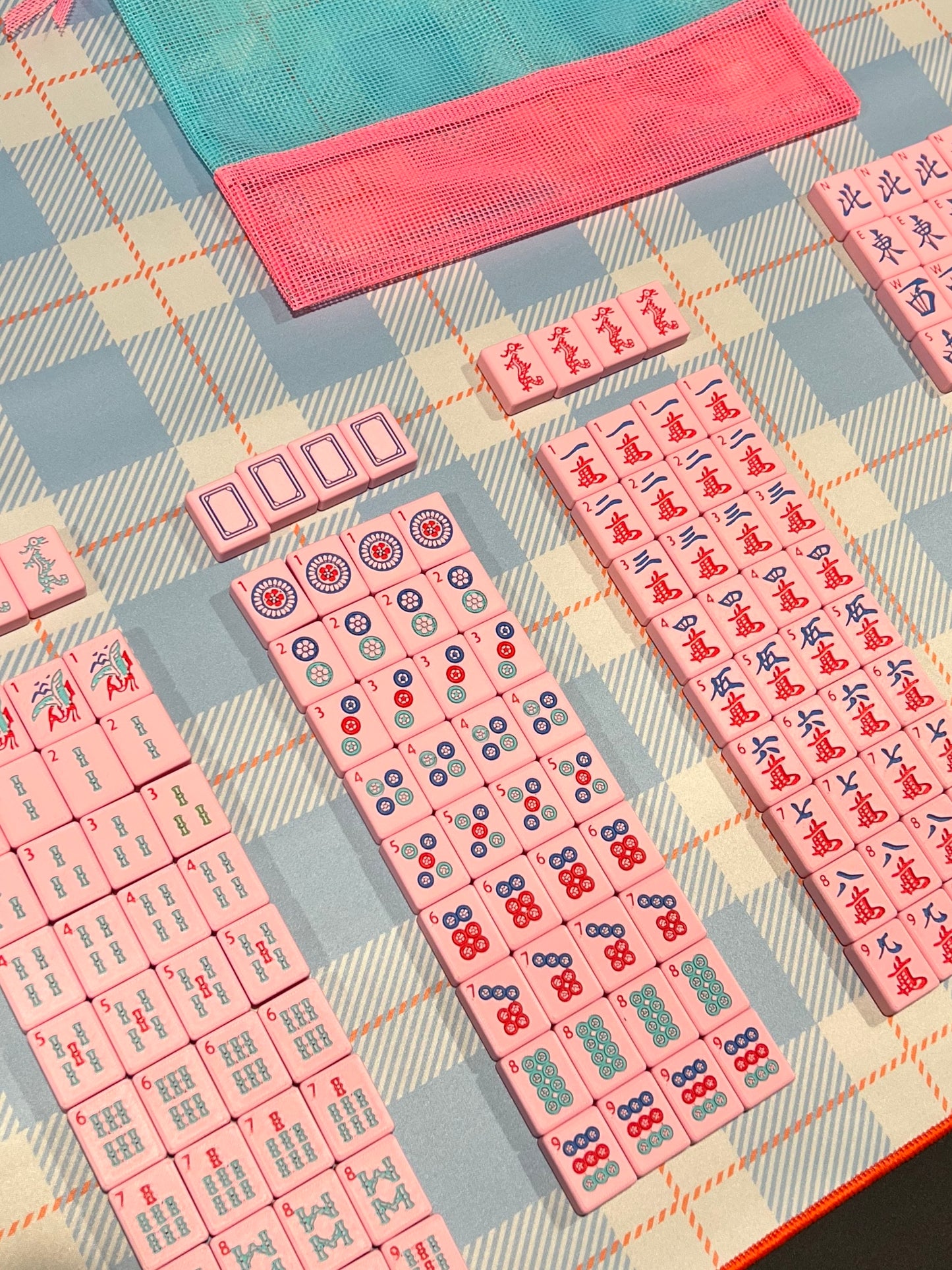 Waterproof American Mahjong Set - Pink