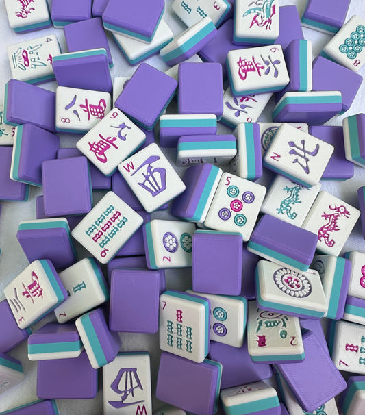Three Tone Waterproof American Mahjong Set - “The Breeze“