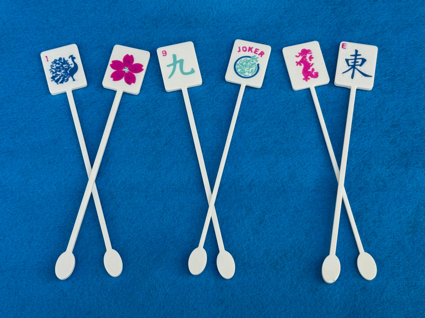 Mahjong Swizzle Sticks